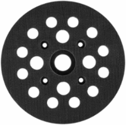 5 Inch Backing Plate with Hook & Loop Attachment, Nylon Material