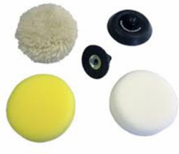 M12 Polisher/Sander Accessory Pack, 5 Piece, 3 Inch Pads