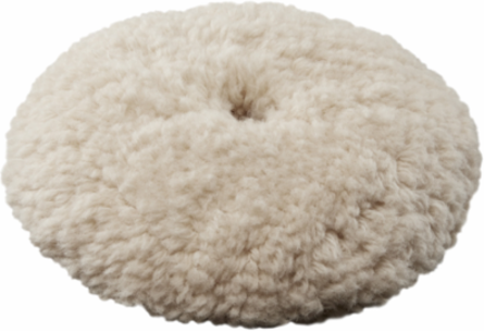 7 Inch Wool Cutting Pad (5PC) - 1-1/2 Inch Pile Depth, Center Mount