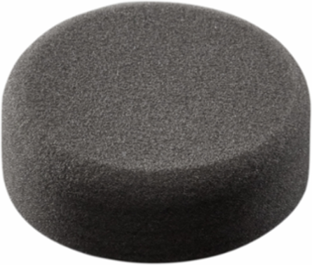 3 Inch Black Foam Polishing Pad Set with 1-1/2 Inch Pile Depth, 5 Pack