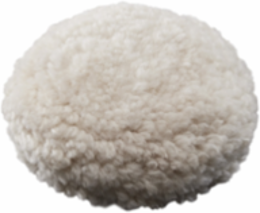 3 Inch Wool Cutting Pad 5PC, 1-1/2 Inch Pile Depth, Center Mount