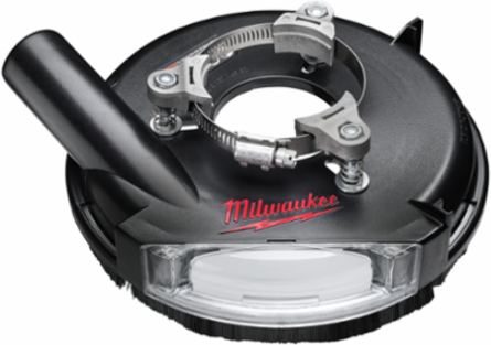 7 Inch Universal Surface Grinding Dust Shroud with Clear Window and Plastic Construction