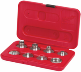 9-Piece Template Guide Kit, 8.5 Inch Guides, Metal Construction, Includes Case