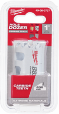 1 Inch HOLE DOZER™ Carbide Teeth Hole Saw, 1-5/8 Inch Cutting Depth, 3 TPI