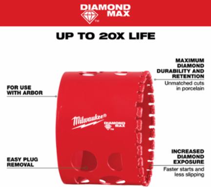 2-3/8" DIAMOND MAX™ Hole Saw