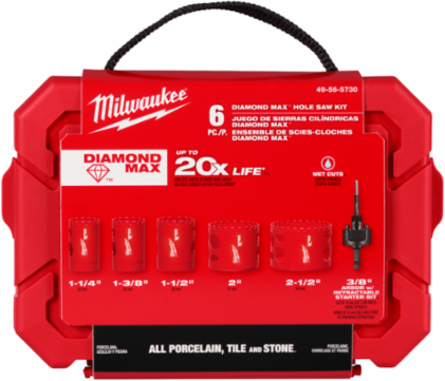6PC DIAMOND MAX™ Hole Saw Set