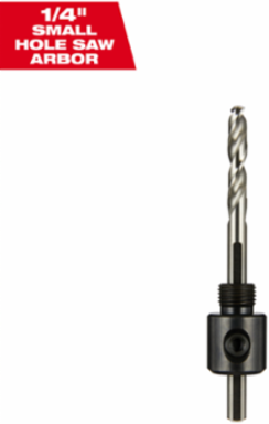 Small Thread Arbor 1/4 Inch Shank, 4.2 Inch Length, High Speed Steel