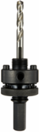 Large Thread Quick Change Arbor, 7/16 Inch Hex Shank, For Hole Saws 1-1/4 Inch and Larger