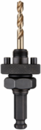 HOLE DOZER™ Cobalt Pilot Bit 1-1/4" Arbor, 3.5 Inch Length, Black