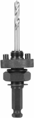 Large Thread Quick Change Arbor 7/16 Inch Shank, Fits 1-1/4 Inch Hole Saws