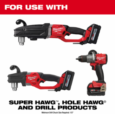 BIG HAWG™ 9-Pc Carbide Tipped Hole Saw Kit with 2-1/8" to 4-5/8" Sizes