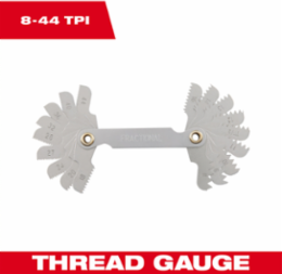 SAE Thread Gauge 8-44 TPI with Metal Construction and Compact Design