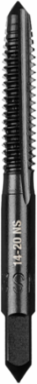 14-20 NS Straight Flute Plug Tap, High Carbon Steel, 2.5 Inch Length