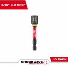 SHOCKWAVE Impact Duty Magnetic Nut Driver 5/16 Inch x 2-9/16 Inch (10 PK)