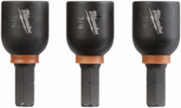 SHOCKWAVE Magnetic Nut Driver 7/16 Inch x 1.5 Inch, 3 Pieces