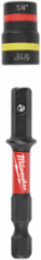 SHOCKWAVE 2-in-1 Magnetic Nut Driver 1/4" & 5/16" x 2-1/4", Alloy Steel