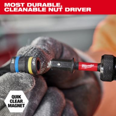2PC QUIK-CLEAR™ Magnetic Nut Driver Set, 1/4 & 5/16 Inch, Alloy Steel