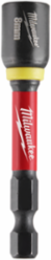 SHOCKWAVE Magnetic Nut Driver, 8MM x 2-9/16 Inch, Alloy Steel, Hex Drive