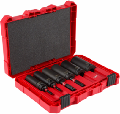 10PC Shockwave™ Impact Duty Lineman's 2-in-1 12PT Socket Set, 1/2 Inch Drive