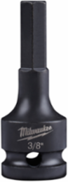 SHOCKWAVE Impact Duty 1/2 Inch Drive 3/8 Inch Hex Bit Socket