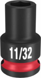 SHOCKWAVE Impact Duty 3/8 Inch Drive 11/32 Inch Socket, 6-Point Forged Steel