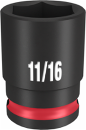 SHOCKWAVE Impact Duty 3/8 Inch Drive 11/16 Inch Standard Socket, 6 Point