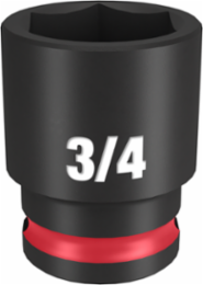 SHOCKWAVE Impact Duty 3/8 Inch Drive 3/4 Inch 6 Point Socket, Forged Steel