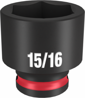 SHOCKWAVE Impact Duty 3/8 Inch Drive 15/16 Inch 6 Point Socket, Forged Steel