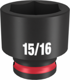 SHOCKWAVE Impact Duty 3/8 Inch Drive 15/16 Inch 6 Point Socket, Forged Steel