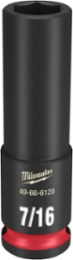 SHOCKWAVE Impact Duty 3/8 Inch Drive 7/16 Inch Deep 6 Point Socket
