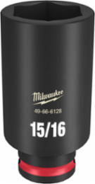 SHOCKWAVE Impact Duty 3/8 Inch Drive 15/16 Inch Deep Socket, 6 Point, Forged Steel