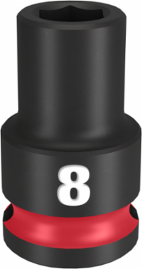 SHOCKWAVE Impact Duty 3/8 Inch Drive 8MM 6 Point Socket, Forged Steel