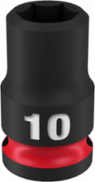 SHOCKWAVE Impact Duty 3/8 Inch Drive 10MM 6 Point Socket, Forged Steel
