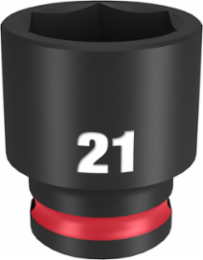 SHOCKWAVE Impact Duty 3/8 Inch Drive 21MM 6-Point Socket, Forged Steel