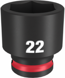 SHOCKWAVE Impact Duty 3/8 Inch Drive 22MM 6-Point Socket, Forged Steel