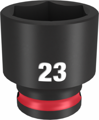 SHOCKWAVE Impact Duty 3/8 Inch Drive 23MM 6 Point Socket, Forged Steel