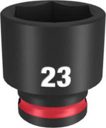 SHOCKWAVE Impact Duty 3/8 Inch Drive 23MM 6 Point Socket, Forged Steel