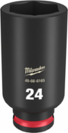 SHOCKWAVE Impact Duty 3/8 Inch Drive 24MM Deep 6-Point Socket, Forged Steel