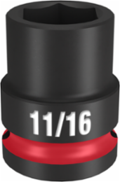 SHOCKWAVE Impact Socket 1/2 Inch Drive 11/16 Inch 6 Point Forged Steel