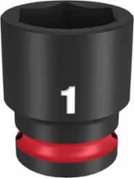 SHOCKWAVE Impact Duty 1/2 Inch Drive 1 Inch 6-Point Socket, Forged Steel