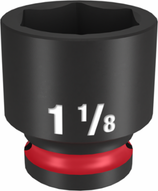 SHOCKWAVE 1/2 Inch Drive 1-1/8 Inch 6 Point Impact Socket