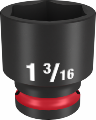 SHOCKWAVE 1/2 Inch Drive 1-3/16 Inch 6 Point Impact Socket