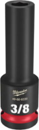 SHOCKWAVE Impact Duty 1/2 Inch Drive 3/8 Inch Deep 6-Point Socket, Forged Steel