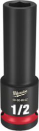 SHOCKWAVE Impact Duty 1/2 Inch Drive Deep 6-Point Socket, Forged Steel