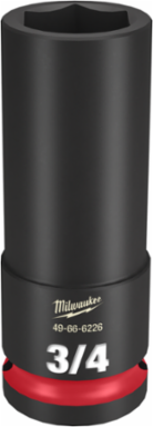 SHOCKWAVE Impact Duty 1/2 Inch Drive 3/4 Inch Deep 6-Point Socket