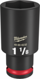 SHOCKWAVE 1/2 Inch Drive 1-1/8 Inch Deep 6-Point Impact Socket