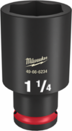SHOCKWAVE Impact Duty 1/2 Inch Drive 1-1/4 Inch Deep 6-Point Socket