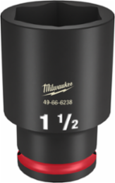 SHOCKWAVE Impact Duty 1/2 Inch Drive 1-1/2 Inch Deep 6-Point Socket