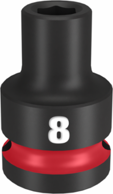 SHOCKWAVE Impact Duty 1/2 Inch Drive 8MM 6 Point Socket