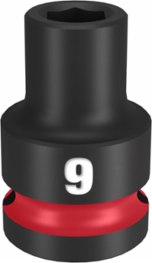 SHOCKWAVE Impact Duty 1/2 Inch Drive 9MM 6 Point Socket, Forged Steel